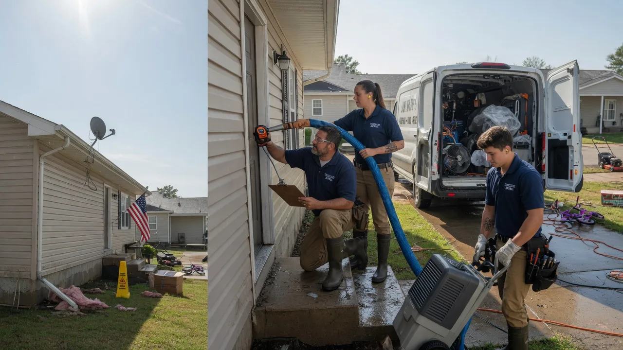 Ceiling Water Damage Restoration in Waldron, KS near me